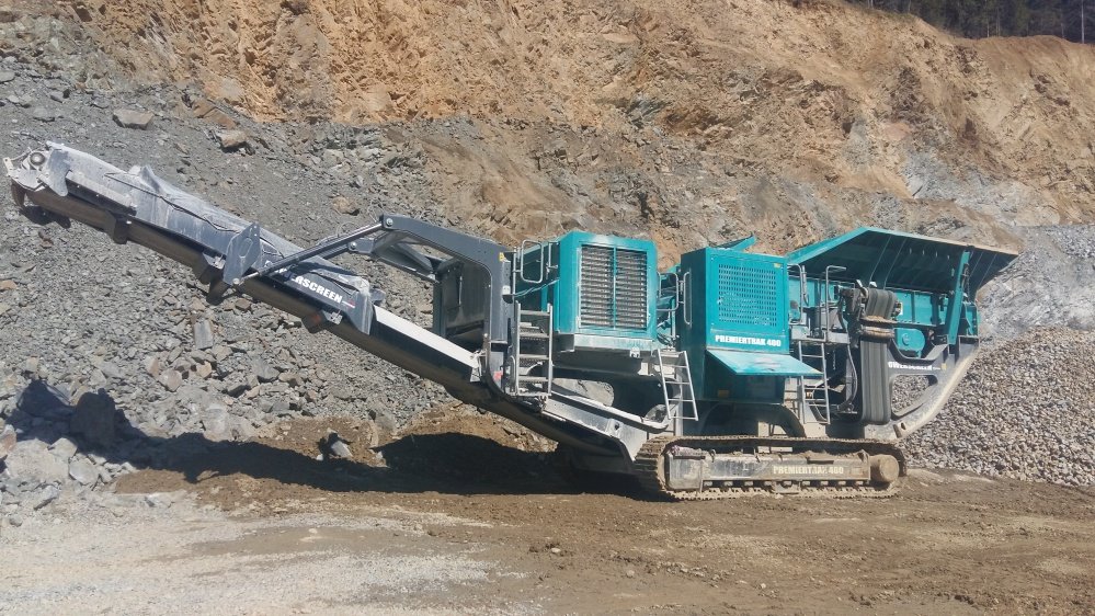 Čeľusťový drvič Powerscreen Premiertrak 400